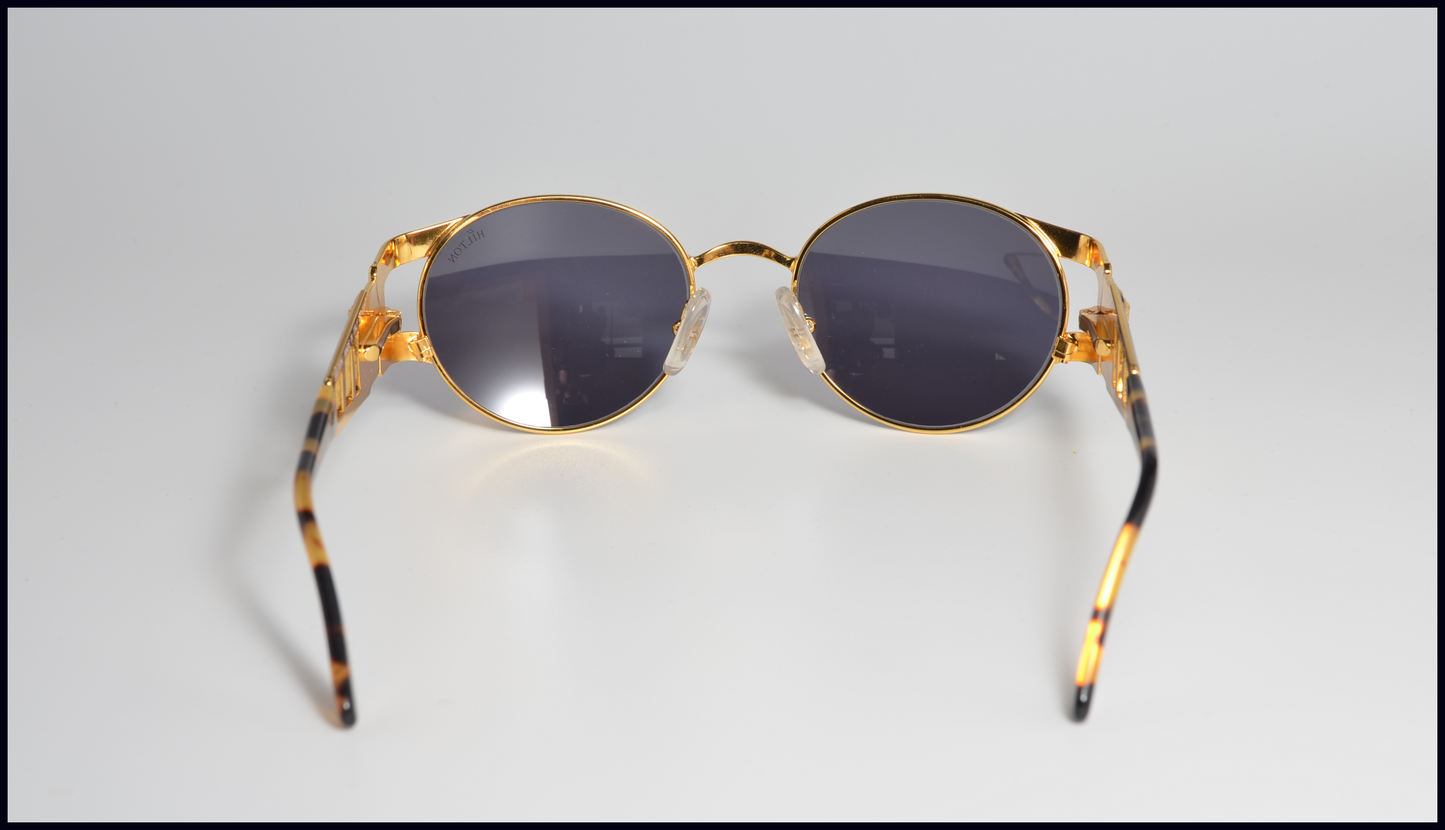 Vintage Hilton Picaddily 956 C1 Luxury Sunglasses 24KT Gold plated