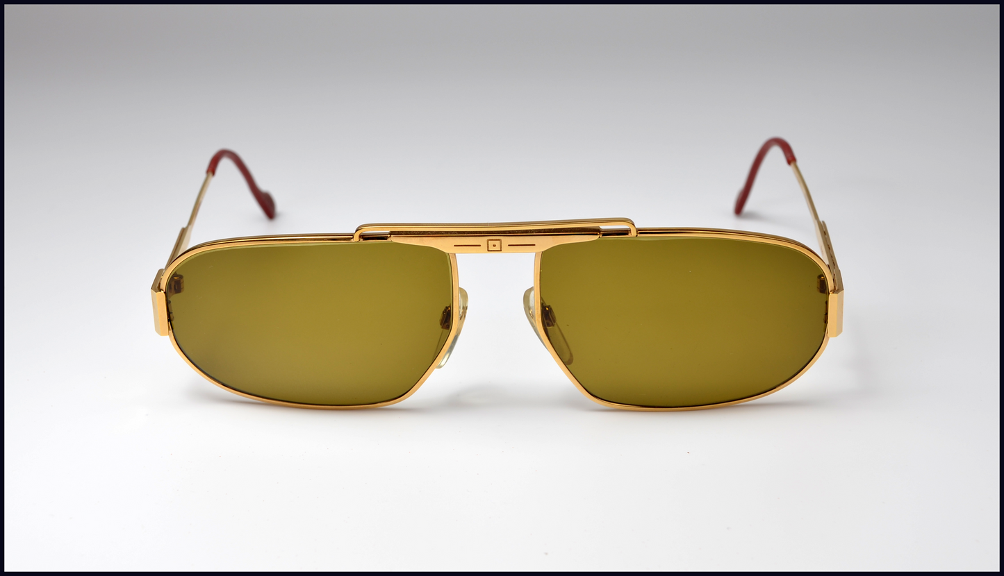 1980s Pascal Morabito Siderale Sunglasses: Paris Vintage (Custom Lens)
