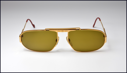 1980s Pascal Morabito Siderale Sunglasses: Paris Vintage (Custom Lens)