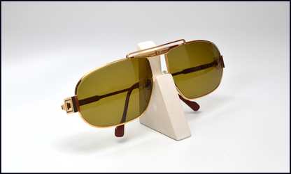 1980s Pascal Morabito Siderale Sunglasses: Paris Vintage (Custom Lens)