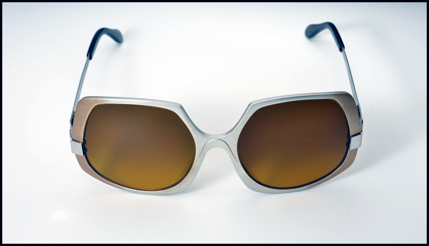 Neostyle West Germany — 1970s Aluminum "Boutique Series" Sunglasses