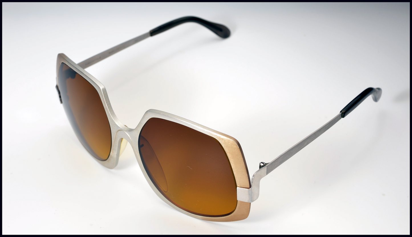 Neostyle West Germany — 1970s Aluminum "Boutique Series" Sunglasses